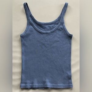 Brandy Melville Faded Navy Blue Beyonca Long Tank